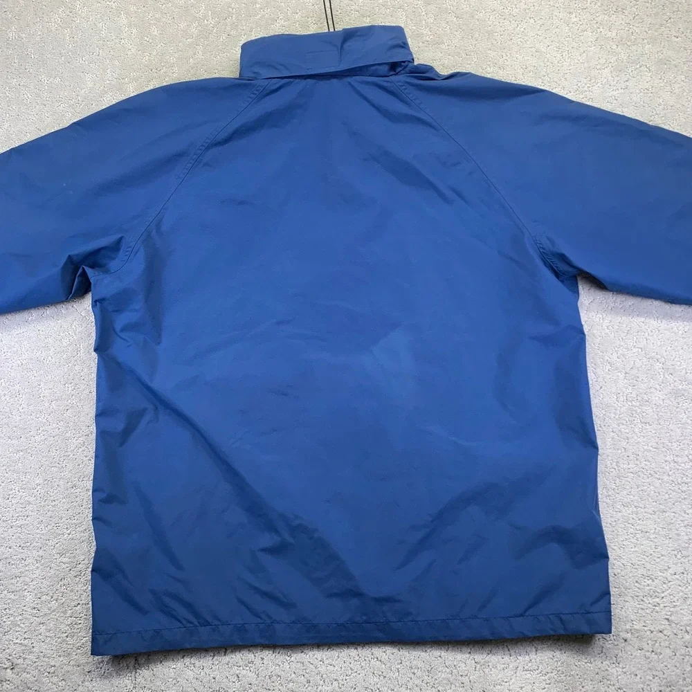 Vintage Eddie Bauer Gore Tex Jacket Mens XL Blue Hooded‎ Rain Nylon Waterproof - Picture 11 of 16